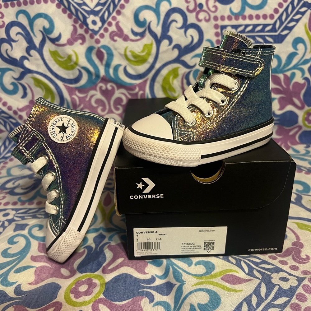 CONVERSE - ALL STAR HI - IRIDESCENT GLITTER